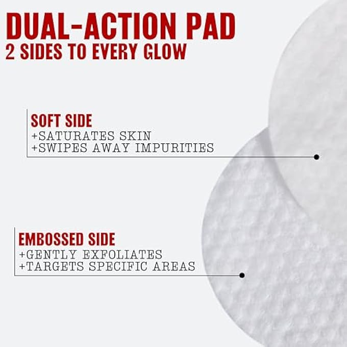 THAYERS EXFOLIATING 2% AHA TONER PADS, DUAL-SIDED EXFOLIATING PADS WITH WITCH HAZEL, GLYCOLIC ACID AND LACTIC ACID TO RESURFACE SKIN TEXTURE AND INSTANTLY BRIGHTEN, FOR ALL SKIN TYPES, 60 COUNT - Image 3